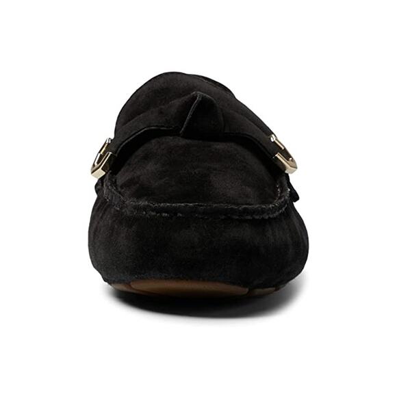 NWT Cole Haan Womens Evelyn Bow Driver Shoes, Black -Size 5.5 US - Picture 2 of 3